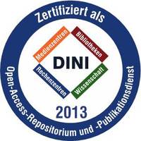 DINI-Zertifikat 2013